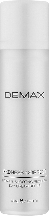 Регенирирующий крем-флюид - Demax Redness Correct Ultimate Soothing Recovery Day Cream SPF 15 — фото N1