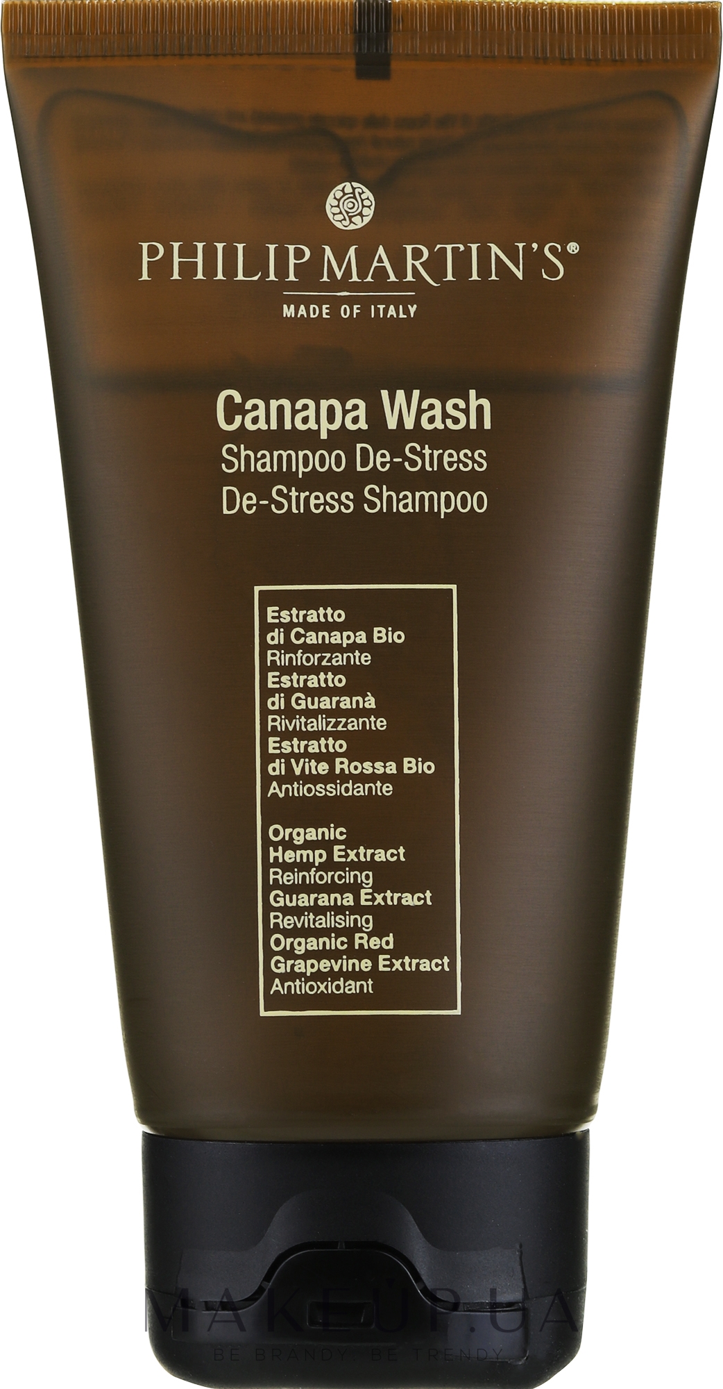 Шампунь для роста волос - Philip Martin's Canapa Wash Shampoo  — фото 75ml