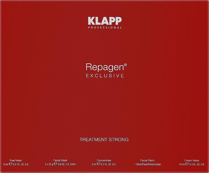 Набір, 6 продуктів - Klapp Repagen Exclusive Strong — фото N1