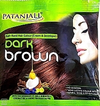 Парфумерія, косметика УЦІНКА Крем-фарба для волосся і проявник - Patanjali Kesh Kanti Hair Colour Cream & Developer *