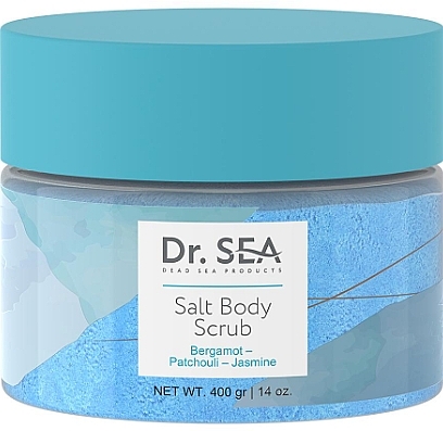 Сольовий скраб для тіла "Бергамот, Пачулі, Жасмин" - Dr. Sea Salt Body Scrub — фото N1