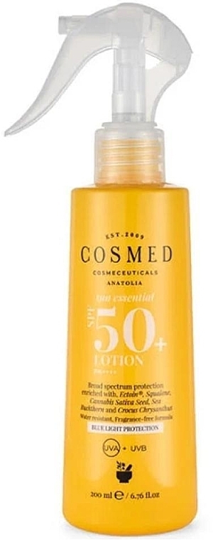 Сонцезахисний лосьйон-спрей - Cosmed Sun Essential SPF50 Spray Lotion — фото N1