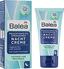 Ночной увлажняющий крем для лица - Balea Nachtcreme Feuchtigkeits Spendend — фото N3