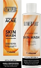 Гель для умывания с 2.5 % бензоил пероксида - GlyMed Plus Serious Action Skin Wash  — фото N3