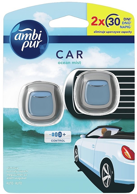 Ароматизатор для автомобіля "Океанський туман" - Ambi Pur Duo — фото N1