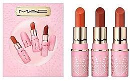 Парфумерія, косметика Набір - M.A.C. Taste Of Bubbly Mini Lipstick Kit: Best-Sellers (lipstick/3x1.5g)