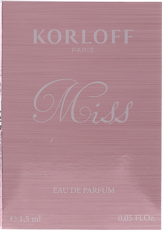 Korloff Paris Miss - Парфюмированная вода (пробник) — фото N2