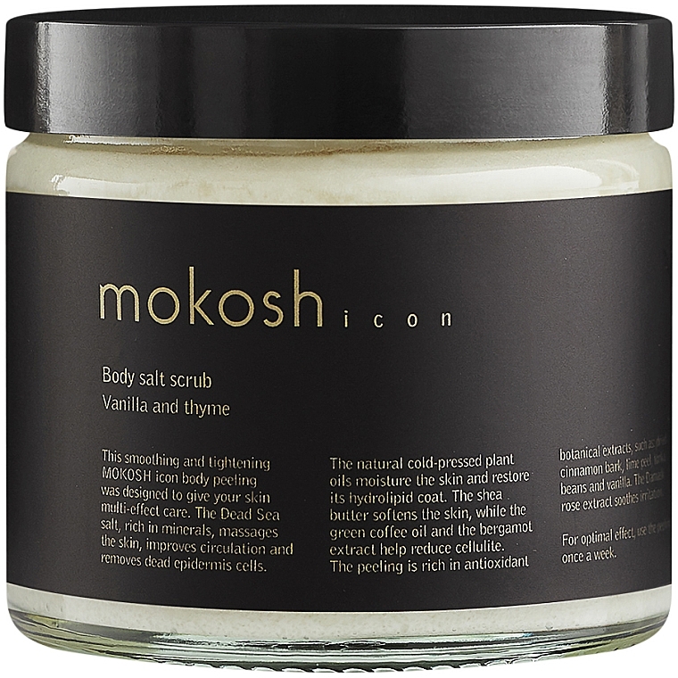 Скраб для тіла "Ваніль і чебрець" - Mokosh Cosmetics Body Salt Scrub Vanilla & Thyme — фото N1