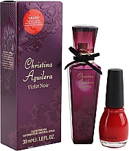 Парфумерія, косметика Christina Aguilera Violet Noir - Набір (edp/30ml + n/polish/15ml)