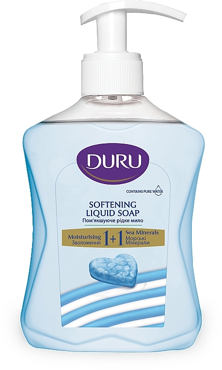 Крем-мыло смягчающее "Морские минералы" - Duru 1+1 Soft Sensations — фото N1