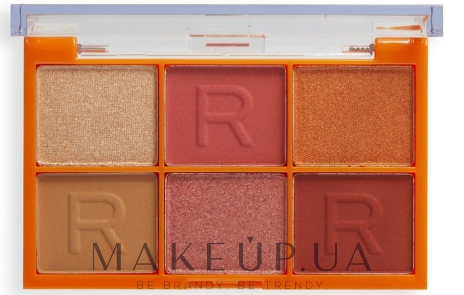 Палетка тіней для повік - Revolution Mini Colour Reloaded Palette — фото I See You Orange