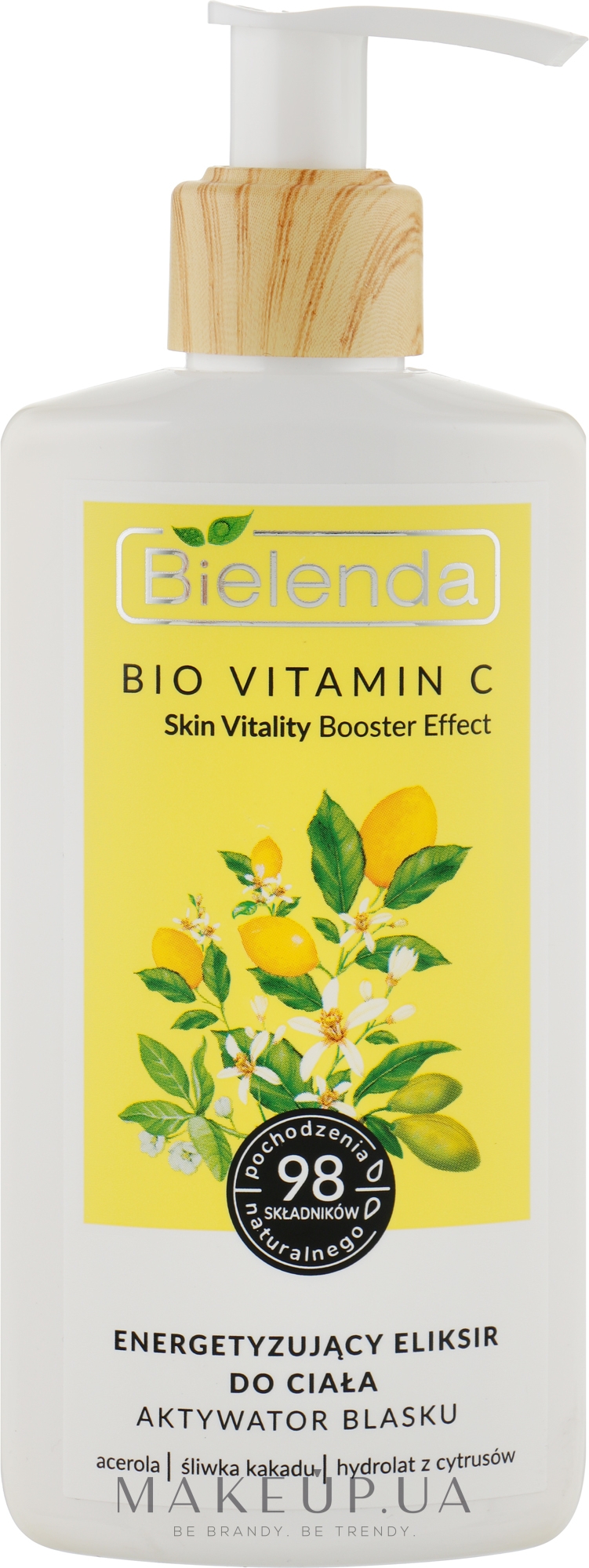 Підбадьорливий еліксир для тіла - Bielenda Bio Vitamin C — фото 150ml
