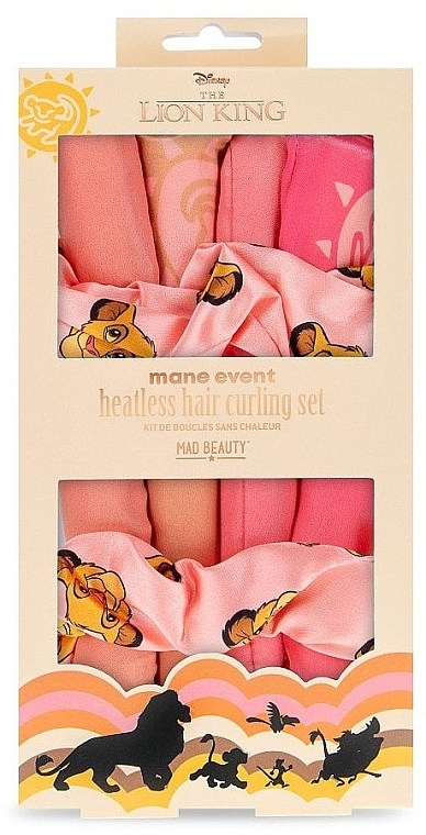 Набор для завивки волос - Mad Beauty Disney The Lion King Heatless Hair Curling Set — фото N1