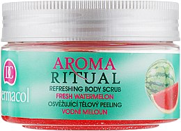 Скраб для тіла м'який "Свіжий кавун" - Dermacol Aroma Ritual Refreshing Body Scrub Watermelon — фото N1