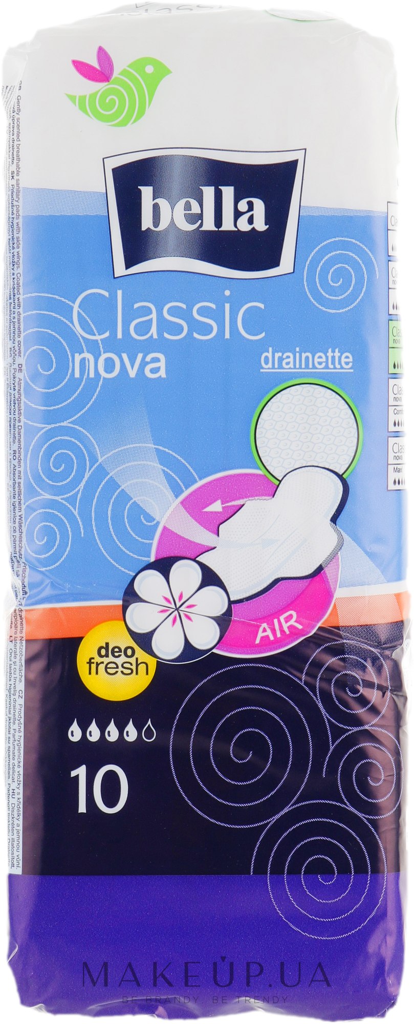 Прокладки Classic Nova Deo Fresh, 10шт - Bella — фото 10шт