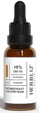 Олія "Класична" 10% - Herbliz CBD — фото N1