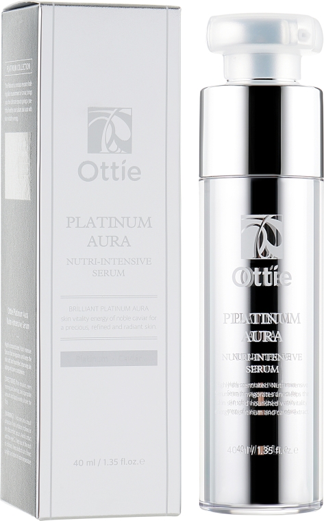 Антивікова сироватка "Розкіш платини" - Ottie Platinum Aura Vital Nutri-Intensive Serum — фото N1