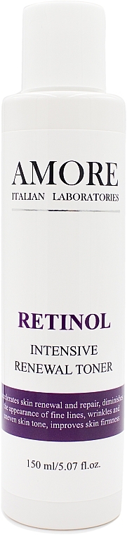 Концентрований тонер з ретинолом для оновлення шкіри - Amore Retinol Intensive Renewal Toner