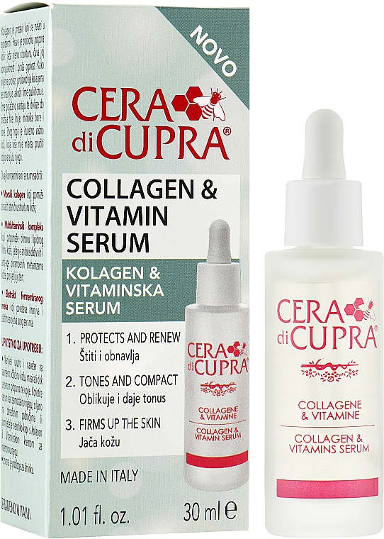 Питательная сыворотка для лица - Cera Di Cupra Collagen & Vitamin Serum — фото N1