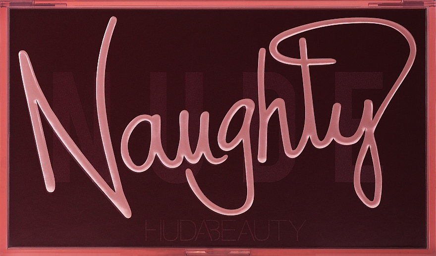 Палетка теней для век - Huda Beauty Naughty Nude Eyeshadow Palette — фото N1