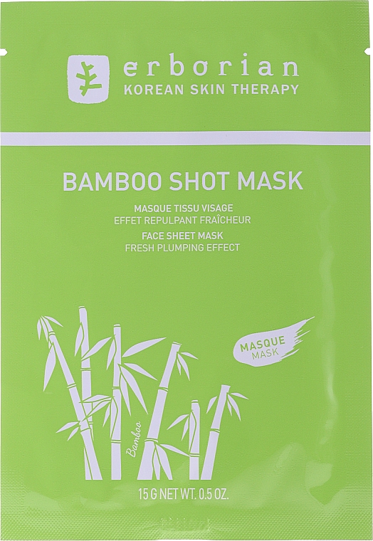 Тканевая маска для лица - Erborian Bamboo Shot Mask — фото N1