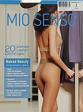 Колготки "Naked Beauty", 20 Den, tan - Mio Senso — фото N1