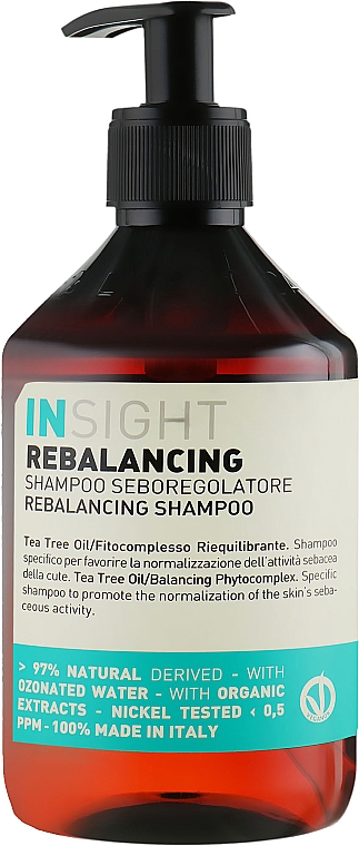 Шампунь проти жирної шкіри голови  - Insight Rebalancing — фото N1