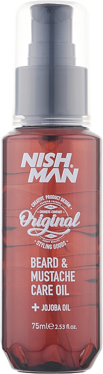 Олія для бороди - Nishman Beard & Moustache Oil — фото N1