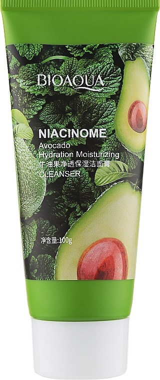 Пенка для умывания - Bioaqua Niacinome Avocado Cleanser