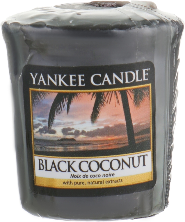Ароматическая свеча - Yankee Candle Black Coconut — фото N1