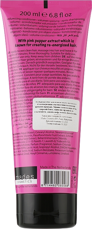 Кондиціонер "Гострі відчуття" - Mades Cosmetics Recipes Spicy Sensation Volume Conditioner — фото N2