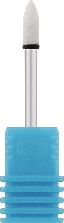 Фреза корундова "Куля", діаметр 3.5 мм, 45-37, біла - Nail Drill — фото N1