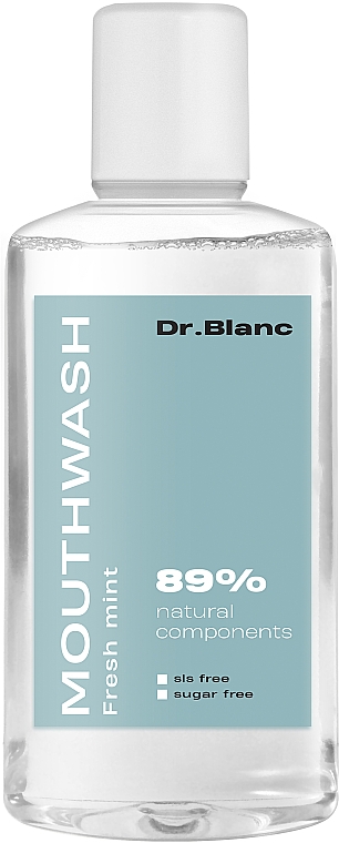 ПОДАРУНОК! Ополіскувач для порожнини рота "Fresh Mint" - Dr.Blanc Mouthwash Fresh Mint — фото N2