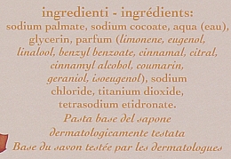 Набор натурального мыла "Апельсин и Корица" - Saponificio Artigianale Fiorentino Orange & Cinnamon — фото N4