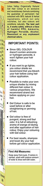 Краска для волос - Indus Valley Gel Colour — фото N4
