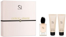 Парфумерія, косметика Giorgio Armani Si - Набір (edp 100 + b/l 75 + s/g 75)