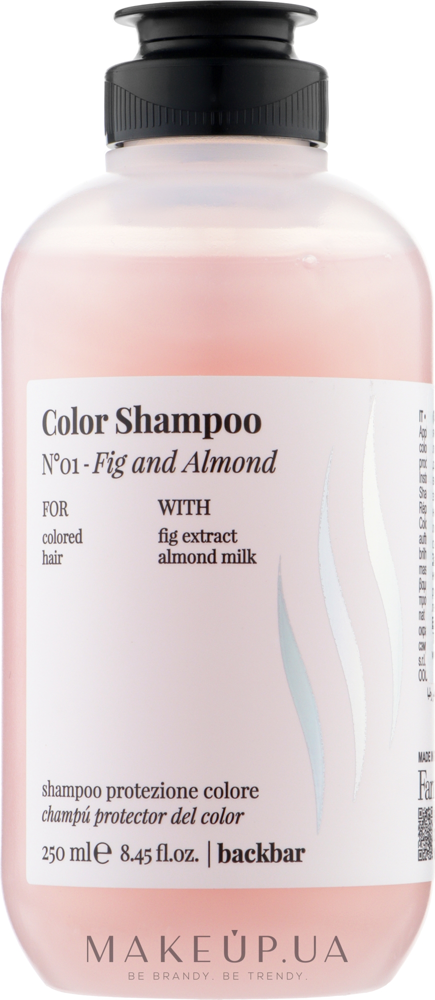 Шампунь для фарбованого волосся "Інжир і мигдаль" - Farmavita Back Bar No1 Color Shampoo Fig and Almond — фото 250ml