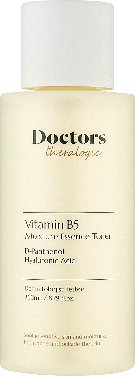 Увлажняющий тонер-эссенция с Д-Пантенолом - Doctors Vitamin B5 Moisture Essence Toner — фото N1