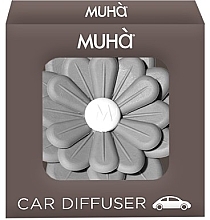 Автомобільний ароматизатор - Muha Car Flower Grigio Acqua & Sale — фото N2