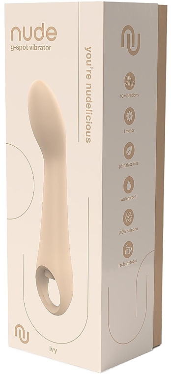 Вибратор - Dream Toys Nude G-Spot Vibrator Ivy — фото N1