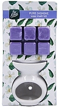 Набор для ароматерапии с воском и лампой "Жасмин" - Pan Aroma Wax Melt Burner Kit Pure Jasmine — фото N1