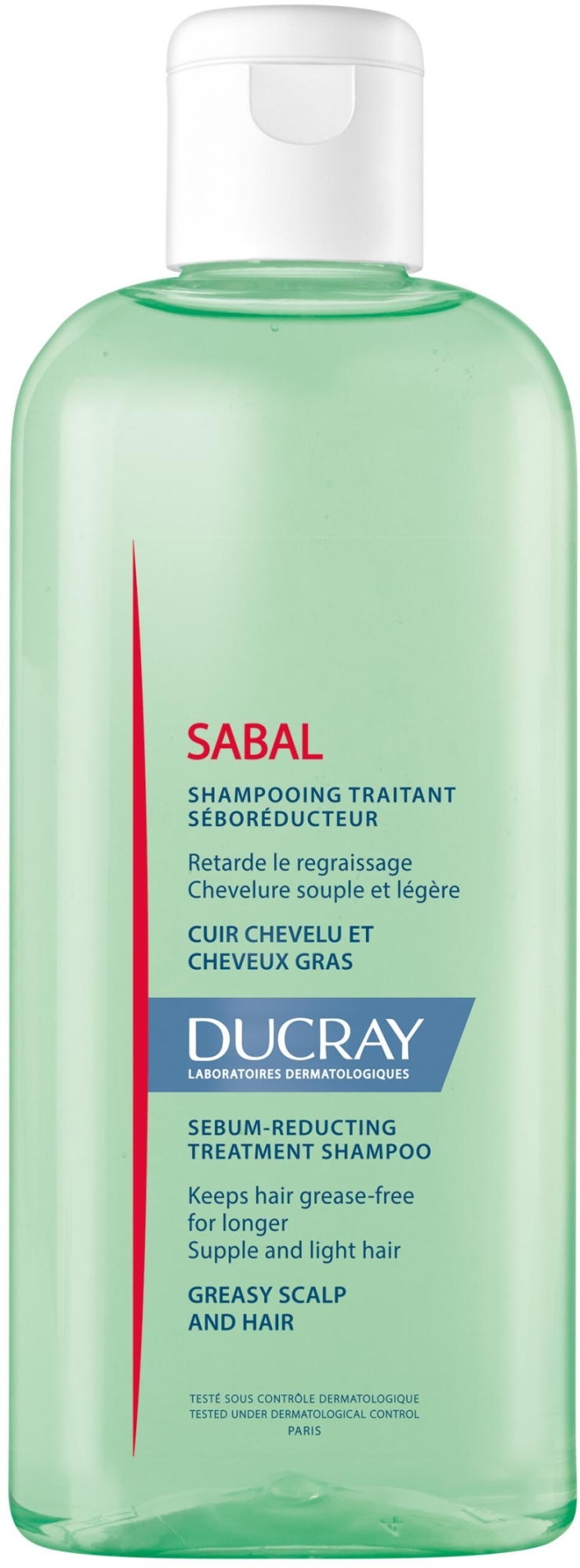 Шампунь себорегулюючий для жирного волосся - Ducray Sabal Shampoo — фото 200ml