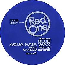 Аквавіск для волосся ультрасильної фіксації - RedOne Aqua Hair Wax Blue — фото N3