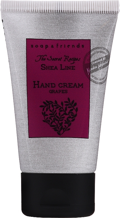 Крем для рук "Виноград" - Soap&Friends Shea Line Hand Cream Grape — фото N5