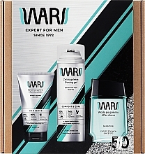 Парфумерія, косметика Набір - Wars Expert For Men Sensitive (ash/90ml + ash/b/125ml + gel/200ml)