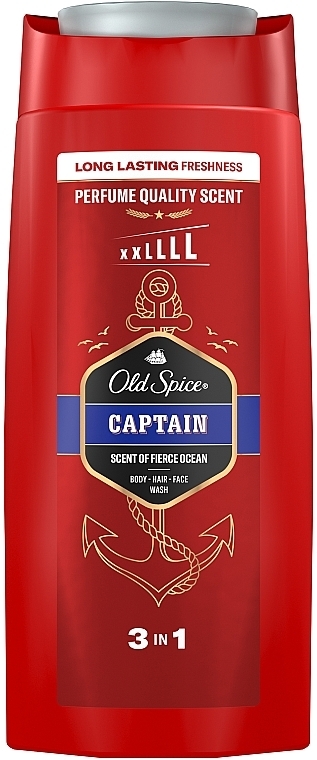 Гель-шампунь для душа - Old Spice Captain Shower Gel + Shampoo — фото N1