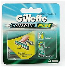 Духи, Парфюмерия, косметика Сменные кассеты для бритья, 5 шт. - Gillette Contour Plus For Man