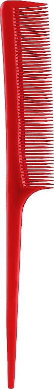 Гребень для волос, 21 см, красный - Ampli — фото N1