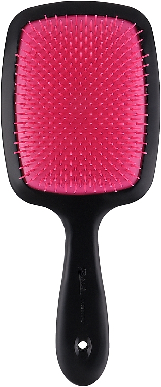 Щетка для волос, черная/светло-розовая - Janeke Superbrush — фото N1