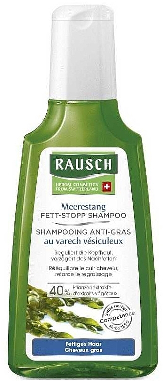 Шампунь для волосся - Rausch Meerestang Fett-Stopp Shampoo — фото N1